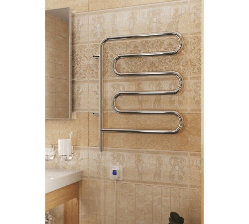 Электро 25 Ш-обр 450х570 поворотный Полотенцесушитель TERMINUS