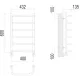 Стандарт П6 400х600  Полотенцесушитель TERMINUS