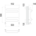 Юпитер П6 500х600 Полотенцесушитель TERMINUS