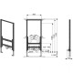 Инсталляция для установки биде TECEprofil 9330000 (ТЕЦЕ)