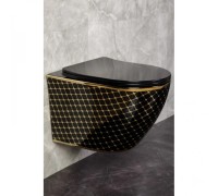 Подвесной унитаз Firenze-Black Z19-17B Zandini (Зандини)