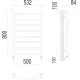 Классик П8 500х800 Полотенцесушитель TERMINUS