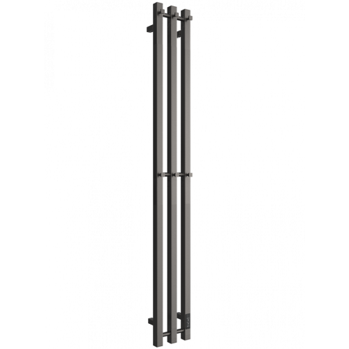 Электрический полотенцесушитель X-3 Plaza Neo  140/12  Оружейная сталь (Dvin)