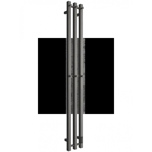 Электрический полотенцесушитель X-3 Plaza Neo  140/12  Оружейная сталь (Dvin)