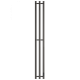Электрический полотенцесушитель X-3 Plaza Neo  140/12  Оружейная сталь (Dvin)