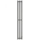 Электрический полотенцесушитель X-3 Plaza Neo  140/12  Оружейная сталь (Dvin)