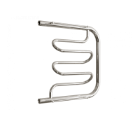 Водяной полотенцесушитель «Dw» с полочкой, вакуумное - золотой хром, (1") 60/60 (Dvin)