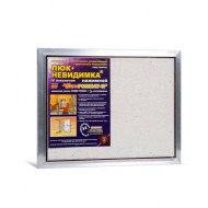 Люк ревизионный под плитку Практика EuroFormat-R алюминиевый 500x400 мм скрытый нажимной