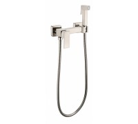 Смеситель встраиваемый с гигиеническим душем Grocenberg GB101N Никель