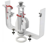 Выпускной комплект с двойной кнопкой А15 3/8", боковой Alcaplast SA08
