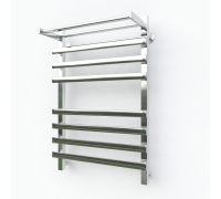 Водяной полотенцесушитель Эрато Квадрат NEXT 1 800х400 (с верхней полкой) (Erato)