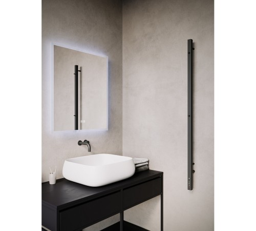 Стойка электро UNO проф1200 крашеный TERMINUS, RAL  9005 матовый