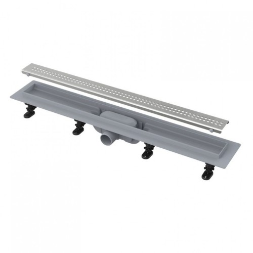 Водоотводящий желоб APZ9 Simple 950 мм с порогами для перфорированной решетки Alcaplast