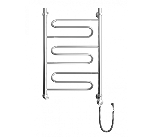 Электрический полотенцесушитель «W», полимерное - черный матовый, w1 (1" - 1/2) 50/40 (Dvin)