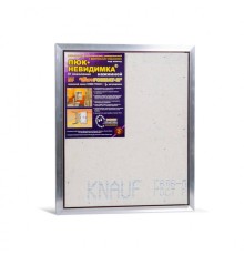 Люк ревизионный под плитку Практика EuroFormat-R алюминиевый 500x600 мм скрытый нажимной