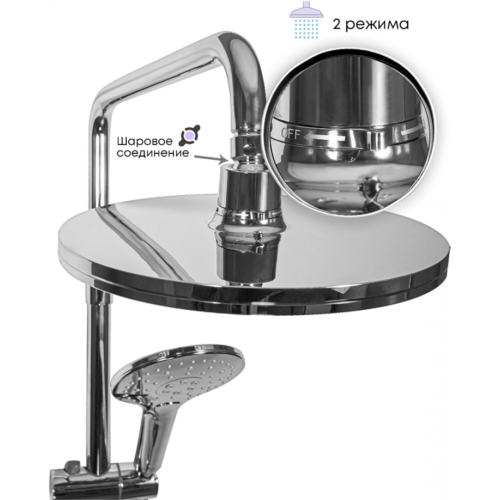 Душевая система Grocenberg GB7001 Хром