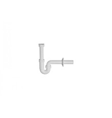 Трубный сифон McAlpine 1 1/4"х32 мм, без выпуска, с отводной трубой D32 мм и отражателем (МсАлпине)