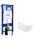 Комплект Инсталляция для подвесного унитаза Geberit Duofix UP 320+Подвесной унитаз Trento Z19-66 Zandini