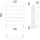 Евромикс П6 500х600 Полотенцесушитель TERMINUS