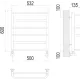 Евромикс П6 500х600 Полотенцесушитель TERMINUS