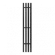 Стойка электро QUATRO проф1200 крашеный TERMINUS, RAL 9005 матовый