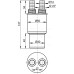 Муфта переходная HT 40/50 x G 1/2