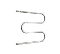 Водяной полотенцесушитель «M» c полочкой  3/4 " Золотой хром 50/60 (Dvin)