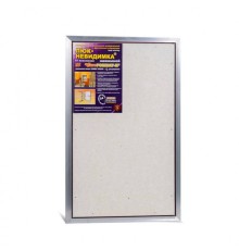 Люк ревизионный под плитку Практика EuroFormat-R алюминиевый 500x900 мм скрытый нажимной