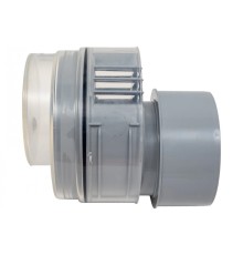 Канализационный воздушный клапан McAlpine ф110 с прозрачной крышкой с глад. оконч. MRAA1PS-CLEAR (МсАлпине)