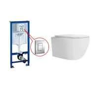 Комплект Инсталляция GROHE Rapid SL+ Унитаз подвесной CERONDA CR001