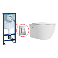 Комплект Инсталляция GROHE Rapid SL+ Унитаз подвесной CERONDA CR008