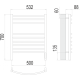 Классик П9 500х700 электро (sensor quick touch) Полотенцесушитель TERMINUS