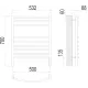 Классик П9 500х700 электро (sensor quick touch) Полотенцесушитель TERMINUS