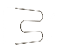 Водяной полотенцесушитель «M» (CS) без полочки, полимерное - черный матовый, M 60/60 1" (Dvin)