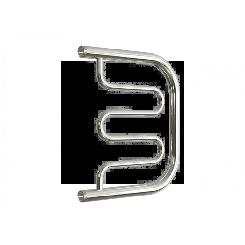 Водяной полотенцесушитель «D» без полочки, вакуумное - золотой хром, (1") 50/50 (Dvin)