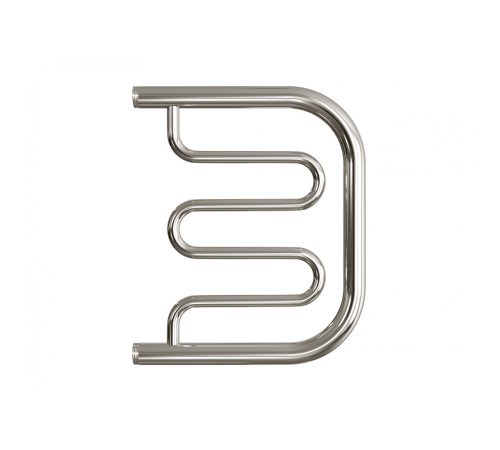 Водяной полотенцесушитель «D» без полочки, вакуумное - золотой хром, (1") 50/50 (Dvin)