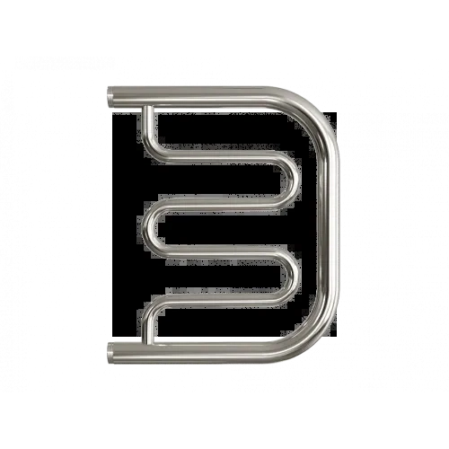 Водяной полотенцесушитель «D» без полочки, вакуумное - золотой хром, (1") 50/50 (Dvin)