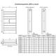 Водяной полотенцесушитель L plaza 100/40 Полированный (Dvin)