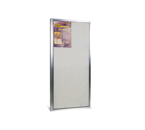 Люк ревизионный под плитку Практика EuroFormat-R алюминиевый 500x1000 мм скрытый нажимной