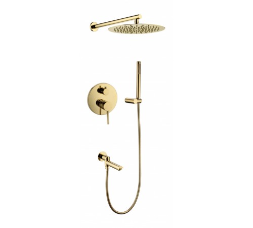 Душевая система скрытого монтажа Grocenberg GB5099GO-1 Золото