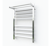 Водяной полотенцесушитель Эрато Квадрат 22 600х600 (с верхней полкой) (Erato)