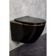 Комплект Инсталляция GROHE Rapid SL с черной матовой кнопкой + Унитаз подвесной Ancona Black Z19-15B Zandini