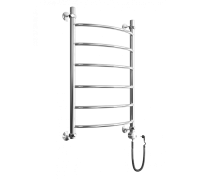 Электрический полотенцесушитель «R», полимерное - черный матовый, r (1" - 1/2) 80/60 (Dvin)