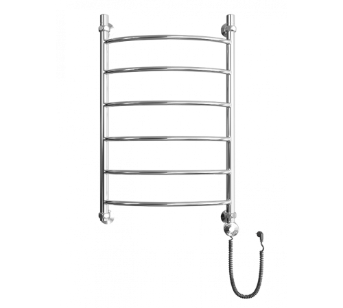 Электрический полотенцесушитель «R», полимерное - черный матовый, r (1" - 1/2) 80/60 (Dvin)