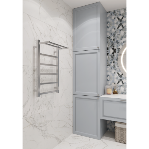 Электрический полотенцесушитель Fj plaza neo 80/60 Полированный (Dvin)