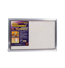 Люк ревизионный под плитку Практика EuroFormat-R алюминиевый 600x400 мм скрытый нажимной