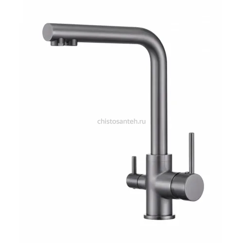 Смеситель для кухни Grocenberg GB40551BG Графит