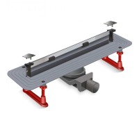 Линейный трап для душа ультратонкая модель ZEISSLER с дизайн-вставкой Evolux Slim 500*70 (ZSt.1141.5002 ЗЕСЛЛЕР)