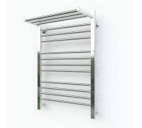 Водяной полотенцесушитель Эрато Квадрат 3 1000х600 (с верхней полкой) (Erato)