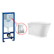 Комплект Инсталляция GROHE Rapid SL+ Унитаз подвесной CERONDA CR003